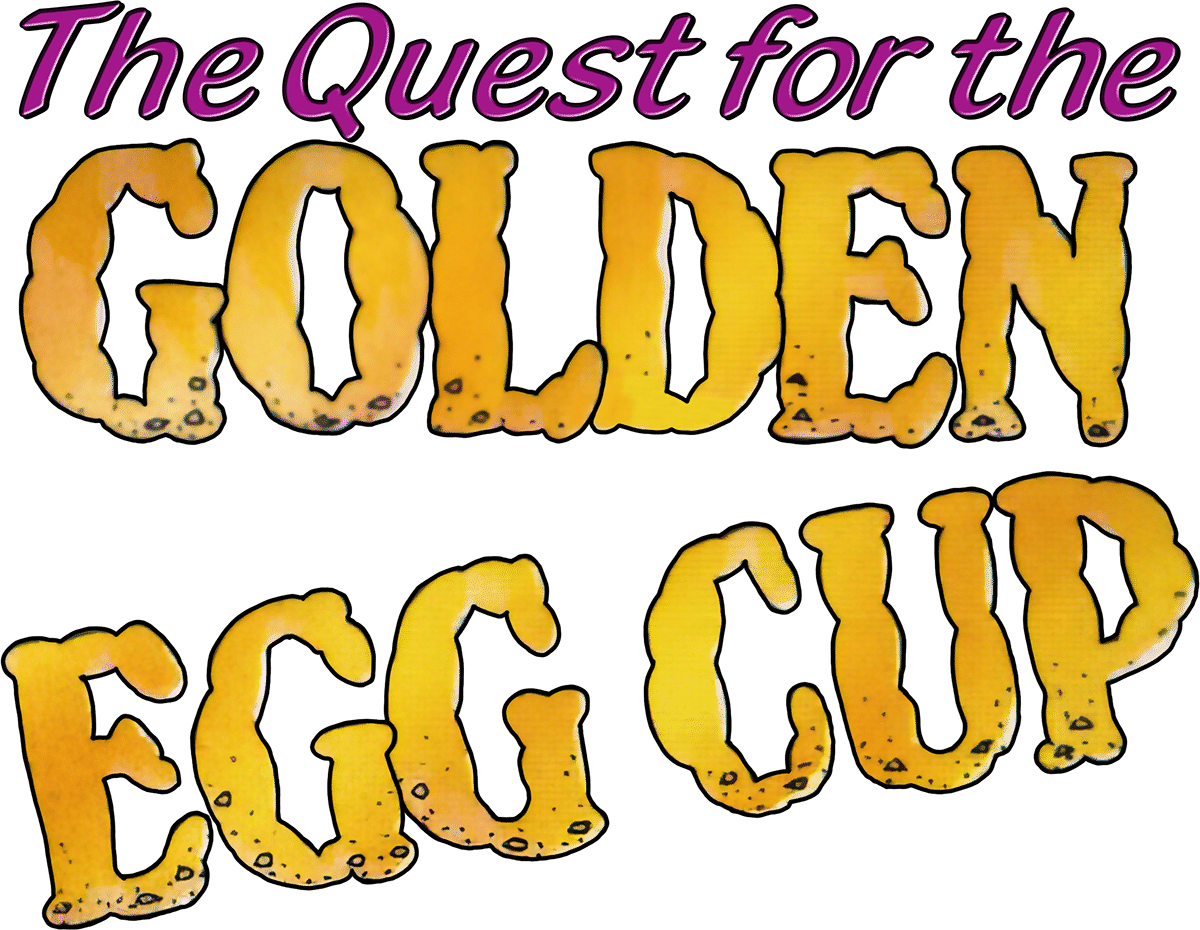 The Quest For The Golden Eggcup logo for Commodore 64
